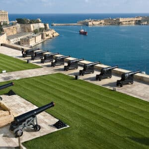 Felső Barrakka kert - Saluting Battery